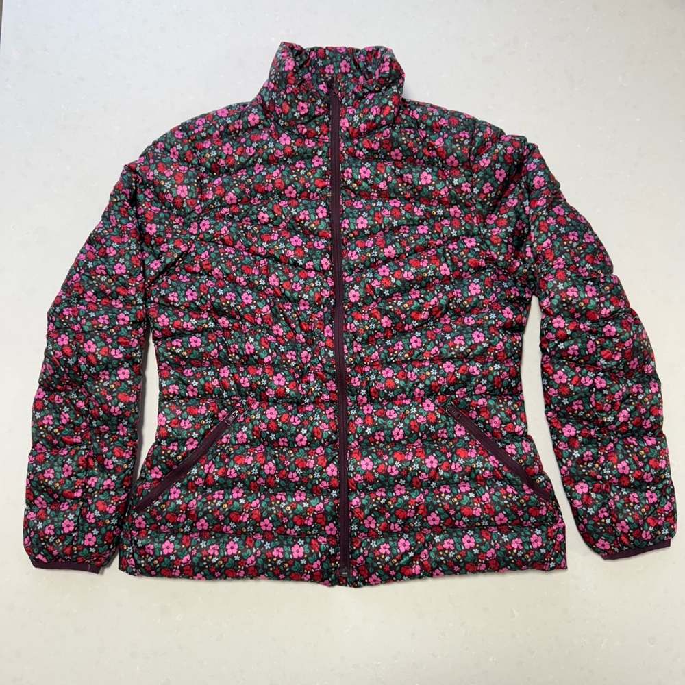 LANDS END Light Weight Packable Down Jacket Size M